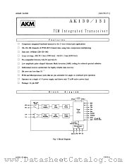 AK130-VS datasheet pdf Asahi Kasei Microsystems