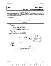 AKD4112B datasheet pdf Asahi Kasei Microsystems