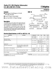 AA280 datasheet pdf Alpha Industries Inc