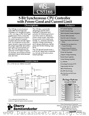CS5166GDWR16 datasheet pdf Cherry Semiconductor