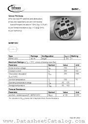 BAR67 datasheet pdf Infineon