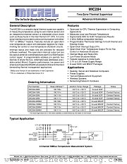 MIC284-1BMM datasheet pdf Micrel Semiconductor