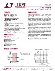 LTC2400CS8 datasheet pdf Linear Technology