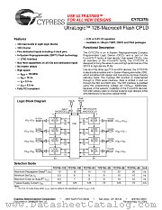 CY7C375I-83UMB datasheet pdf Cypress