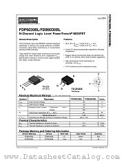 FDP6030 datasheet pdf Fairchild Semiconductor