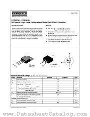 FDP603AL datasheet pdf Fairchild Semiconductor