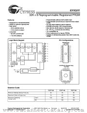 CY7C277-40PC datasheet pdf Cypress