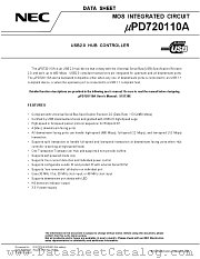 UPD720110 datasheet pdf NEC