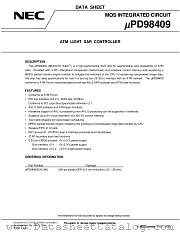 UPD98409GN-LMU datasheet pdf NEC