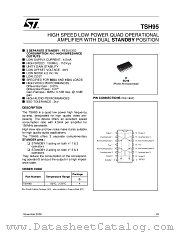 TSH95I datasheet pdf ST Microelectronics