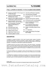 TL7232 datasheet pdf Samsung Electronic