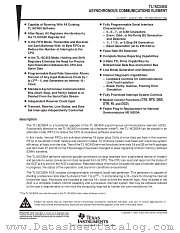 TL16C550 datasheet pdf Texas Instruments