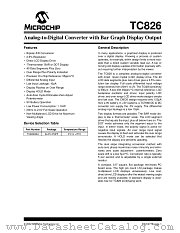 TC826CBU datasheet pdf Microchip