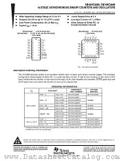 SNJ54HC4060W datasheet pdf Texas Instruments