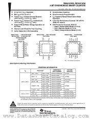 SNJ54LV163AJ datasheet pdf Texas Instruments