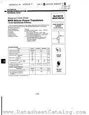 MJH16018 datasheet pdf Motorola