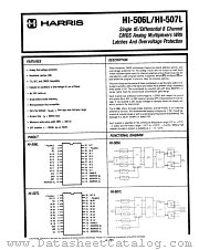 HI3-506L datasheet pdf Harris Semiconductor