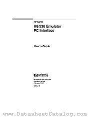 H8/536 datasheet pdf Agilent (Hewlett-Packard)