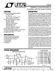 LT1228C datasheet pdf Linear Technology