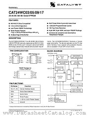 CAT24WC17 datasheet pdf Catalyst Semiconductor