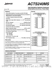 ACTS240D datasheet pdf Intersil