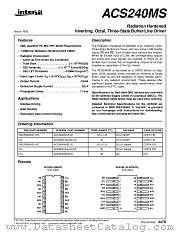 ACS240D datasheet pdf Intersil