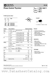 CS60-16IO1 datasheet pdf IXYS Corporation