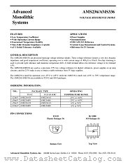 AMS336BN datasheet pdf Advanced Monolithic Systems