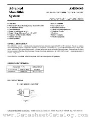 AMS36063S datasheet pdf Advanced Monolithic Systems