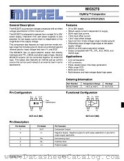 MIC6270BM5 datasheet pdf Micrel Semiconductor