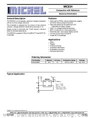 MIC834BM5 datasheet pdf Micrel Semiconductor