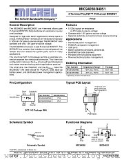 MIC94050BM4 datasheet pdf Micrel Semiconductor