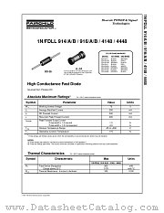 FDLL916A datasheet pdf Fairchild Semiconductor