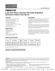 FMS6143CSX datasheet pdf Fairchild Semiconductor