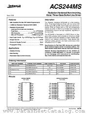 ACS244D datasheet pdf Intersil