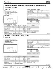 2SB1616 datasheet pdf ROHM