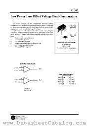 SL393D datasheet pdf System Logic Semiconductor
