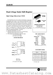 SL4015B datasheet pdf System Logic Semiconductor
