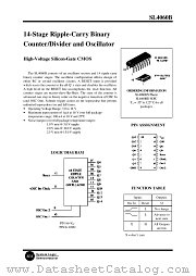 SL4060B datasheet pdf System Logic Semiconductor