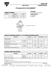 SI2321DS-T1 datasheet pdf Vishay