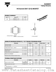 SI4490DY-T1 datasheet pdf Vishay