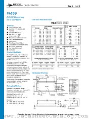 VI-25REU datasheet pdf Vicor Corporation