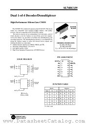 SL74HC139 datasheet pdf System Logic Semiconductor
