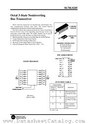 SL74LS245D datasheet pdf System Logic Semiconductor