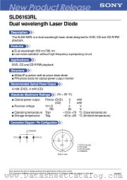 SLD6163RL datasheet pdf SONY