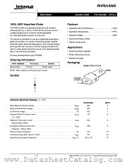 RHRU10060 datasheet pdf Intersil