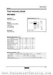 RF073M2S datasheet pdf ROHM