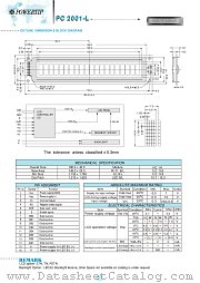 PC2001-L datasheet pdf Powertip Technology