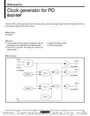 BU2190F datasheet pdf ROHM