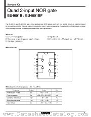 BU4001B datasheet pdf ROHM